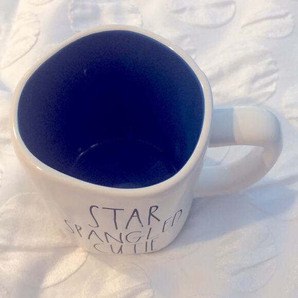 NWOT Rae Dunn Artisan Collection Magenta Star Spangled Cutie Fourth of July Mug - Picture 4 of 4